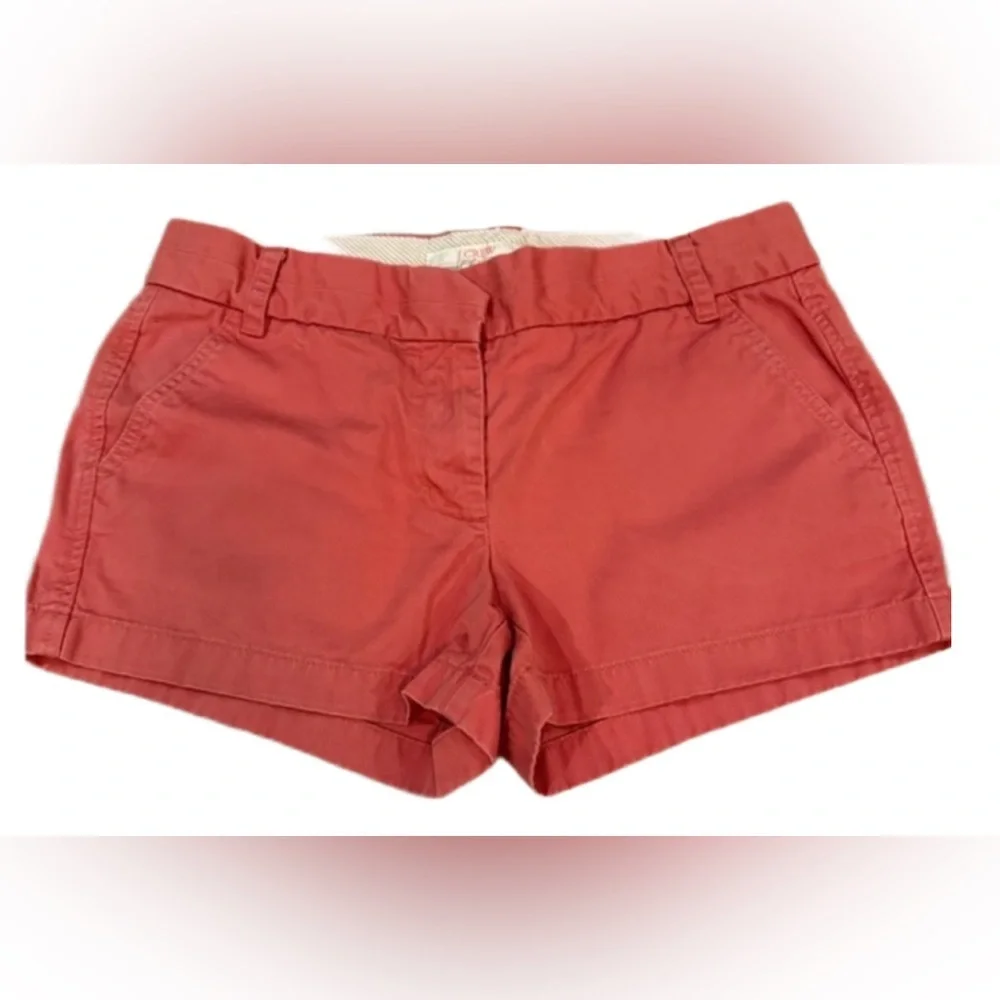 J. Crew Pink Bermuda Shorts Classic Preppy Style‎